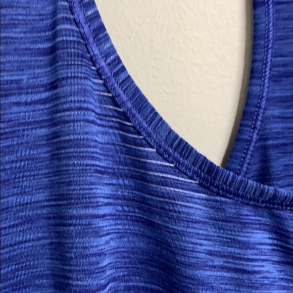 Athleta women's Blue Razor Back Workout top, Small - Picture 7 of 7